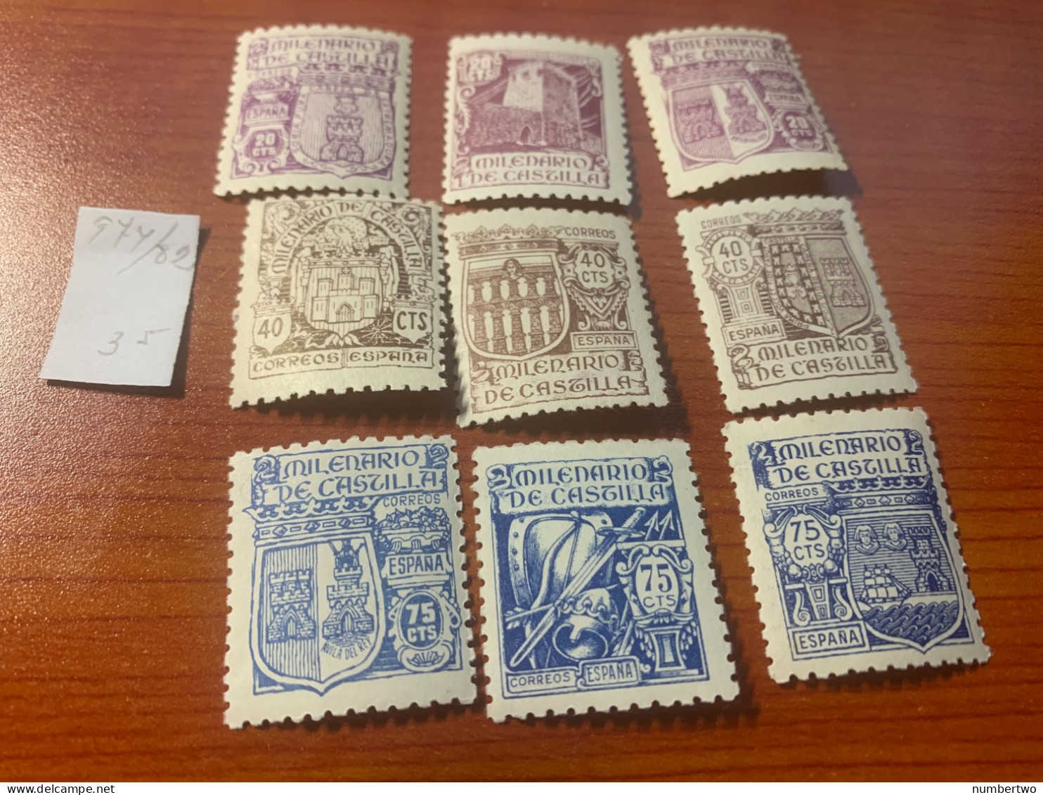 ESPAÑA  Nº 974/982 (sin Charnela NI Defectos) - Unused Stamps