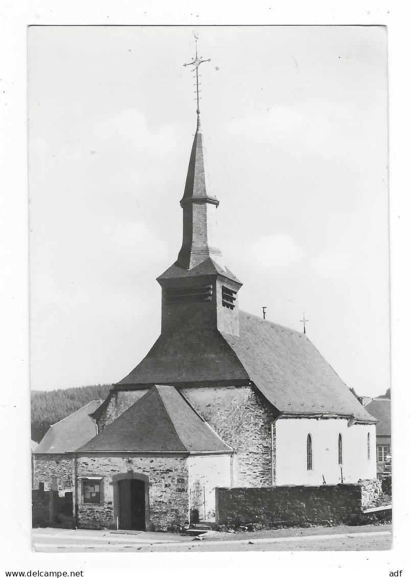 CPSM OPONT, L'EGLISE, PALISEUL, BELGIQUE - Paliseul