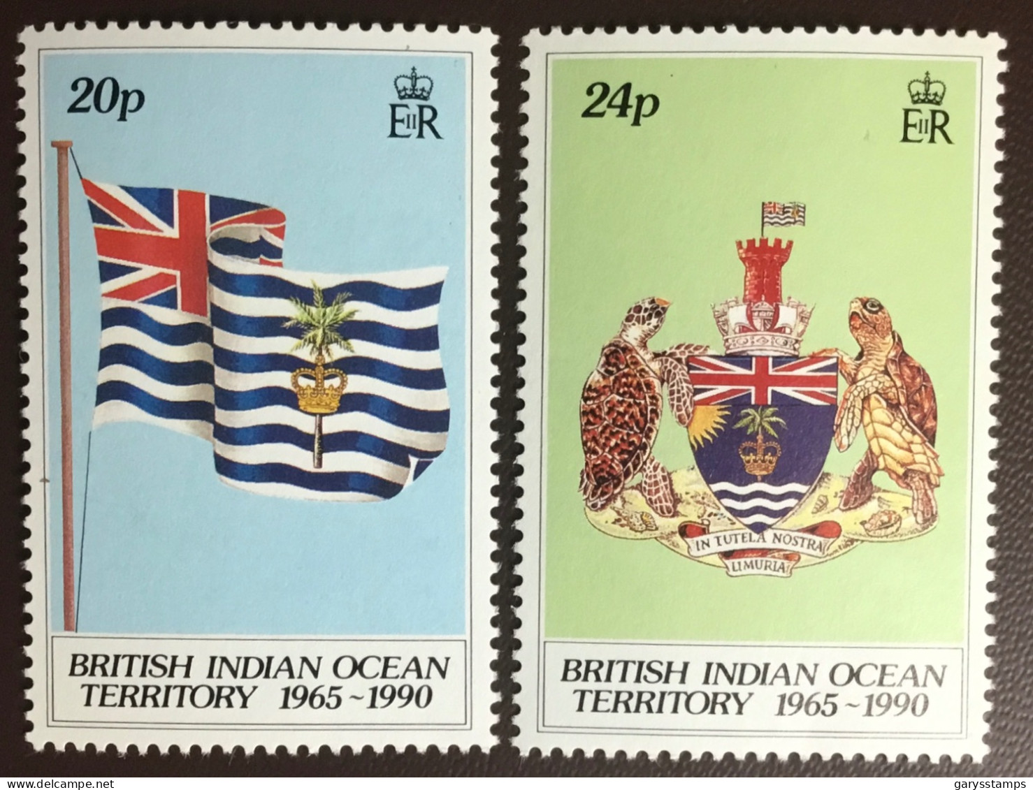 British Indian Ocean Territory BIOT 1990 25th Anniversary MNH - Britisches Territorium Im Indischen Ozean