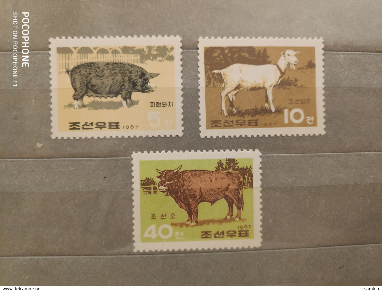 1967	Korea	Animals   (F94) - Korea (Nord-)