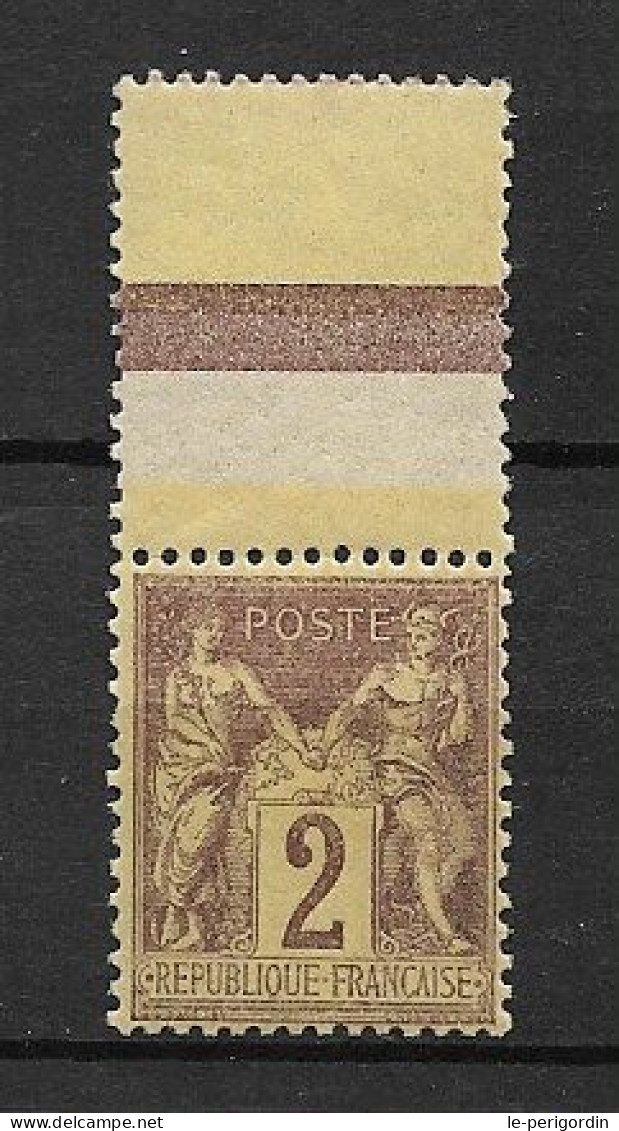 France  No 85 , Type 2 , Neuf , ** , Sans Charniere , Superbe . - 1876-1898 Sage (Type II)