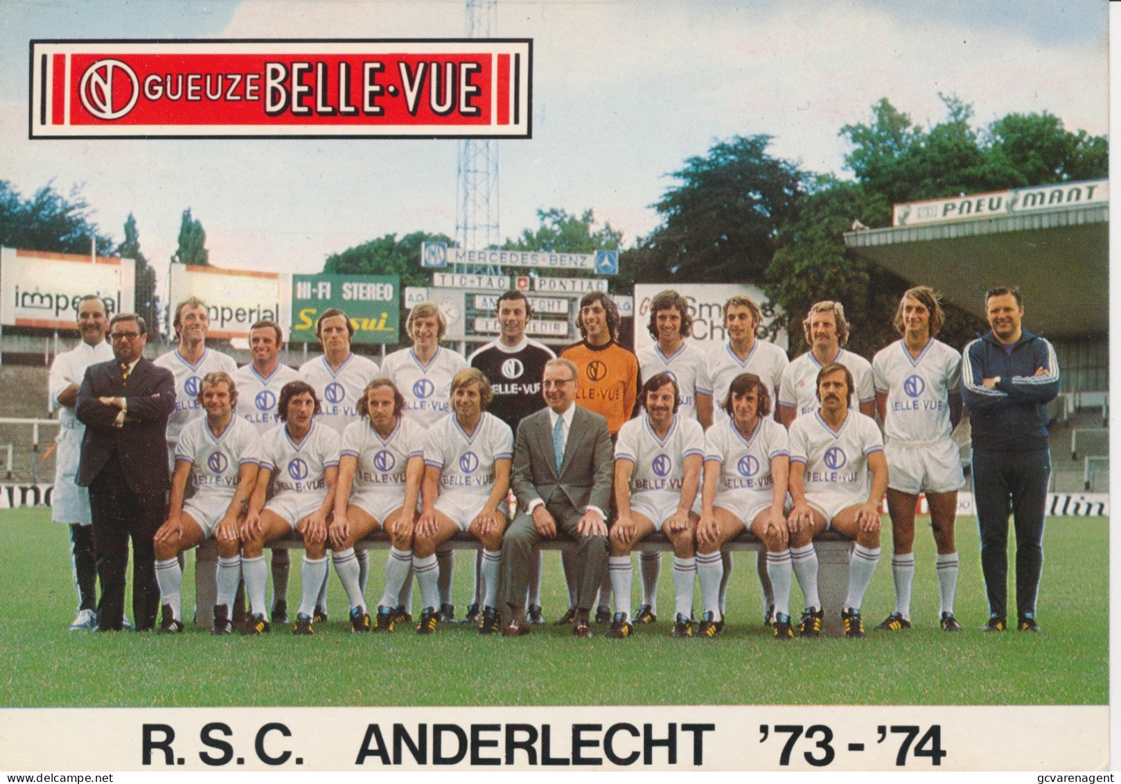 R.S.C. ANDERLECHT 73 - 74.       ZIE AFBEELDINGEN - Soccer