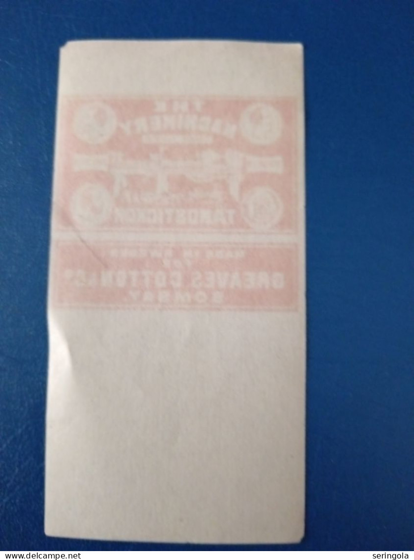 Vastervik Sweden For Greaves Cotton. Bombay - Scatole Di Fiammiferi - Etichette
