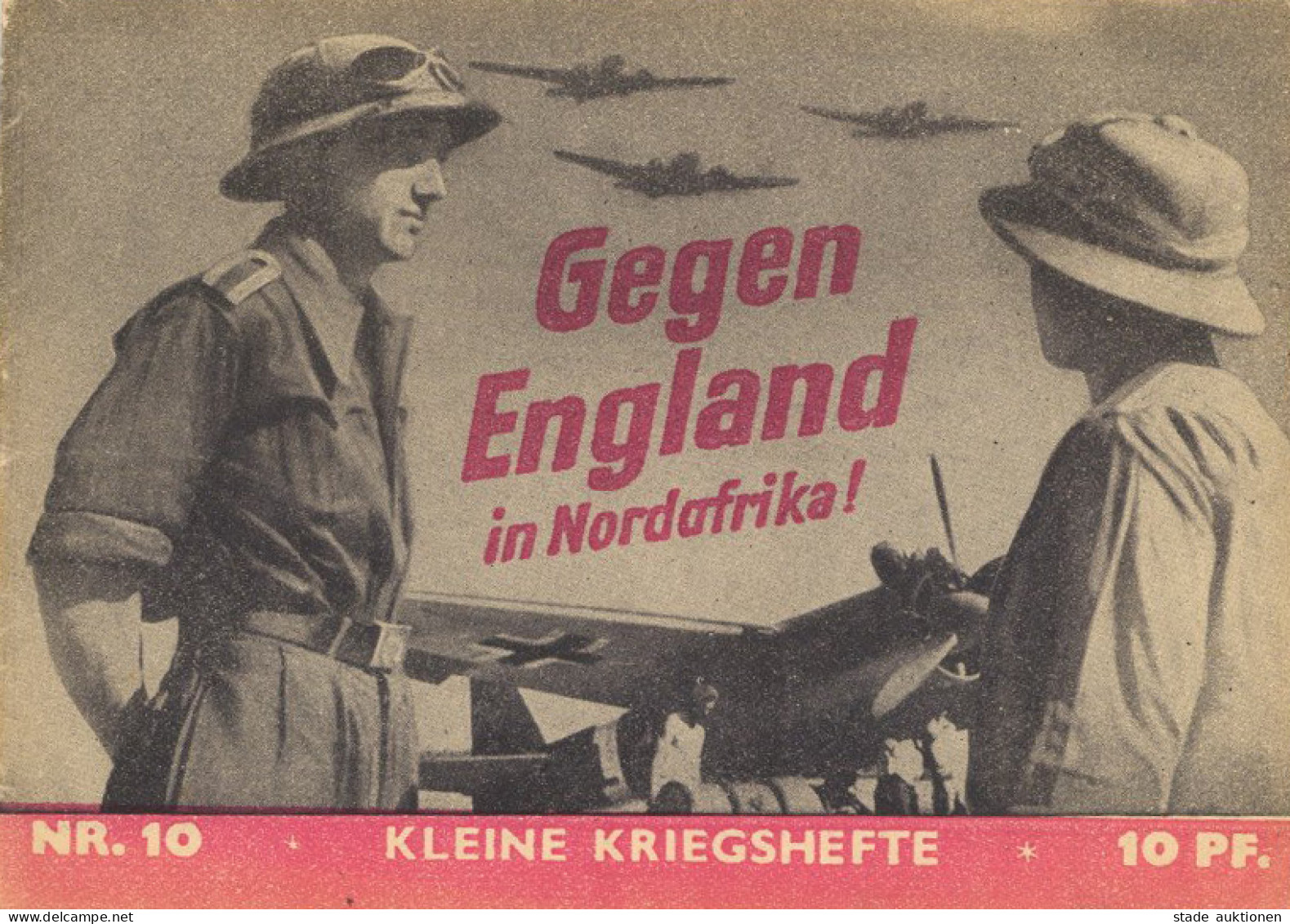 Buch WK II Kleines Kriegsheft Gegen England In Nordafrika Nr. 10, Zentralverlag Der NSDAP Eher Berlin, 32 S. II - Guerre 1939-45