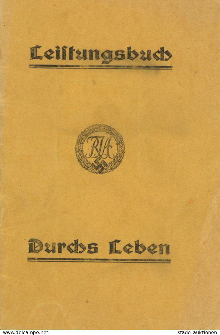 Buch WK II Leistungsbuch Vom Reichsportamt 1941 II - Guerre 1939-45