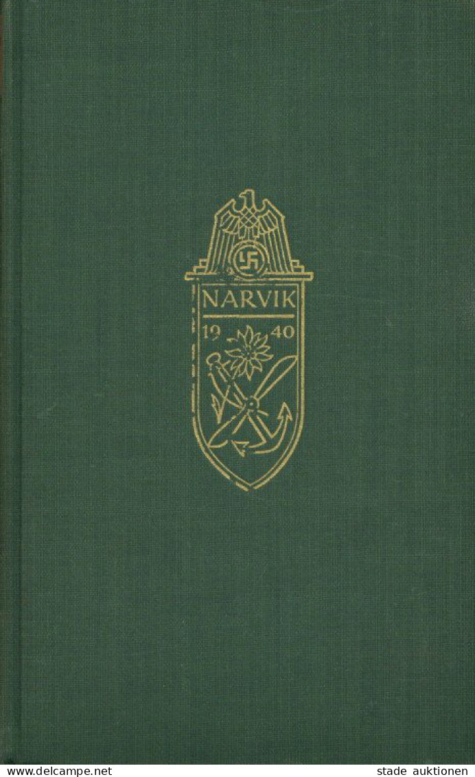 Buch WK II Narvik Vom Heldenkampf Deutscher Zerstörer Von Korvettenkapitän Busch, Otto 1940, Bertelsmann Verlag Güterslo - Guerra 1939-45