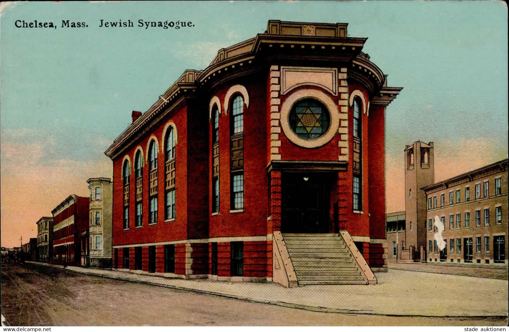 Synagoge Chelsea Mass.I-II ((Ecken Abgestossen, Kl. Stauchung) Synagogue - Weltkrieg 1939-45