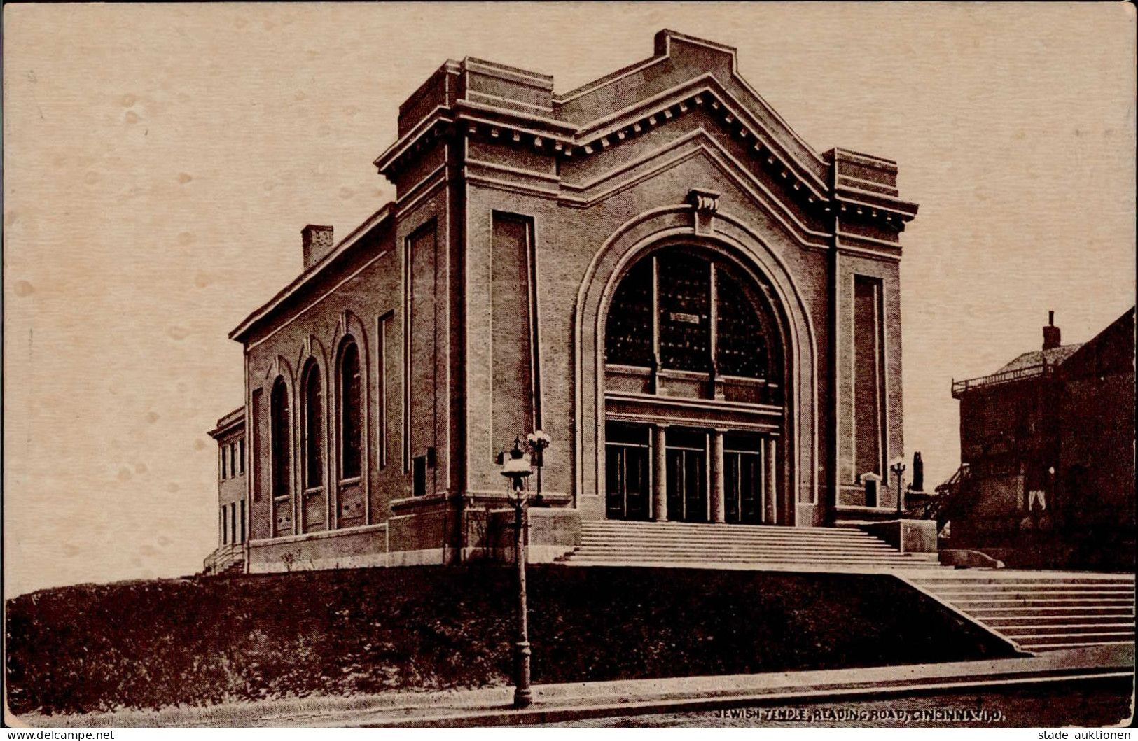 Synagoge Cincinnati Ohio I-II (Ecken Abgestoßen) Synagogue - War 1939-45