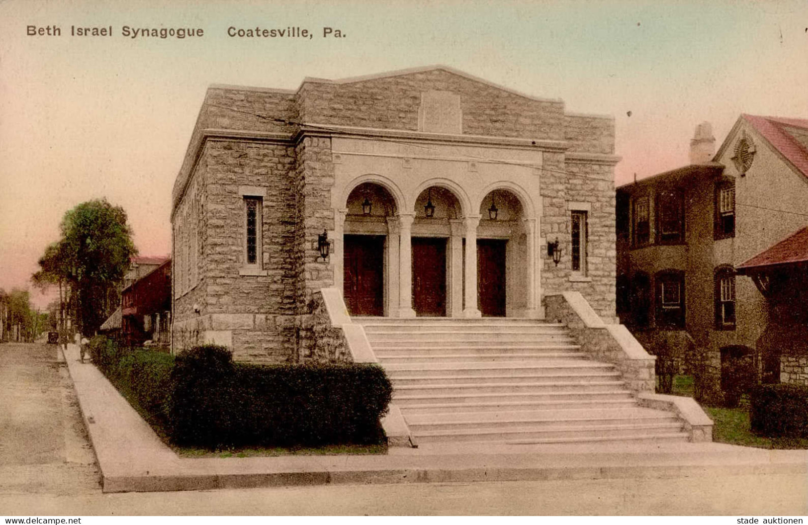 Synagoge Coatesville Pa. I-II Synagogue - Weltkrieg 1939-45