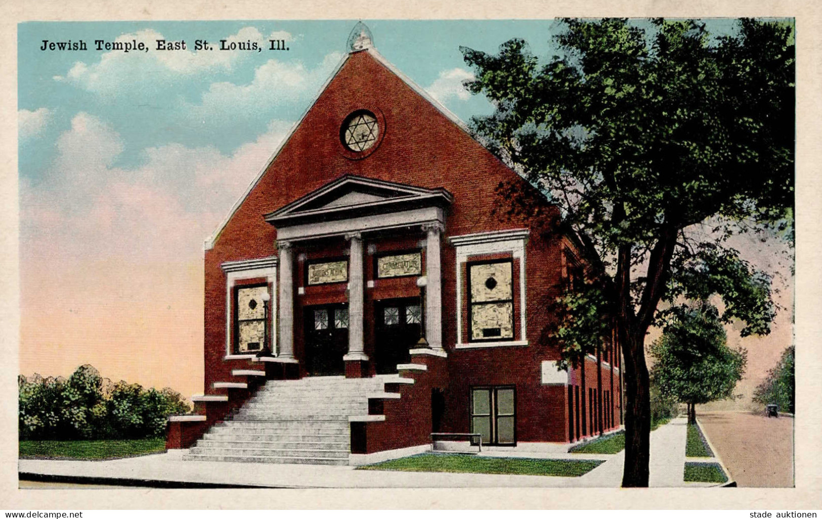 Synagoge East St. Louis Illinois I-II Synagogue - Weltkrieg 1939-45