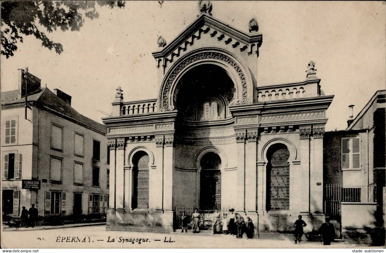 Synagoge Epernay I-II (kl. Abschürfung) Synagogue - Weltkrieg 1939-45