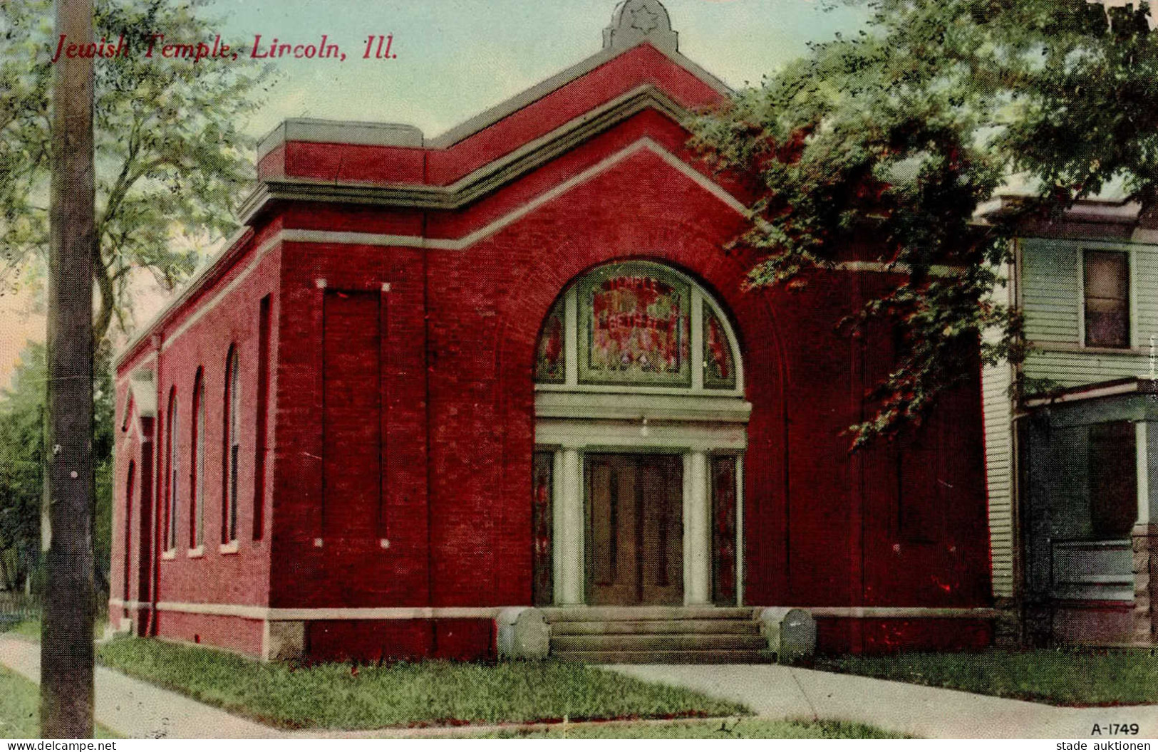 Synagoge Lincoln II (Ecke Abgestoßen) Synagogue - Guerre 1939-45