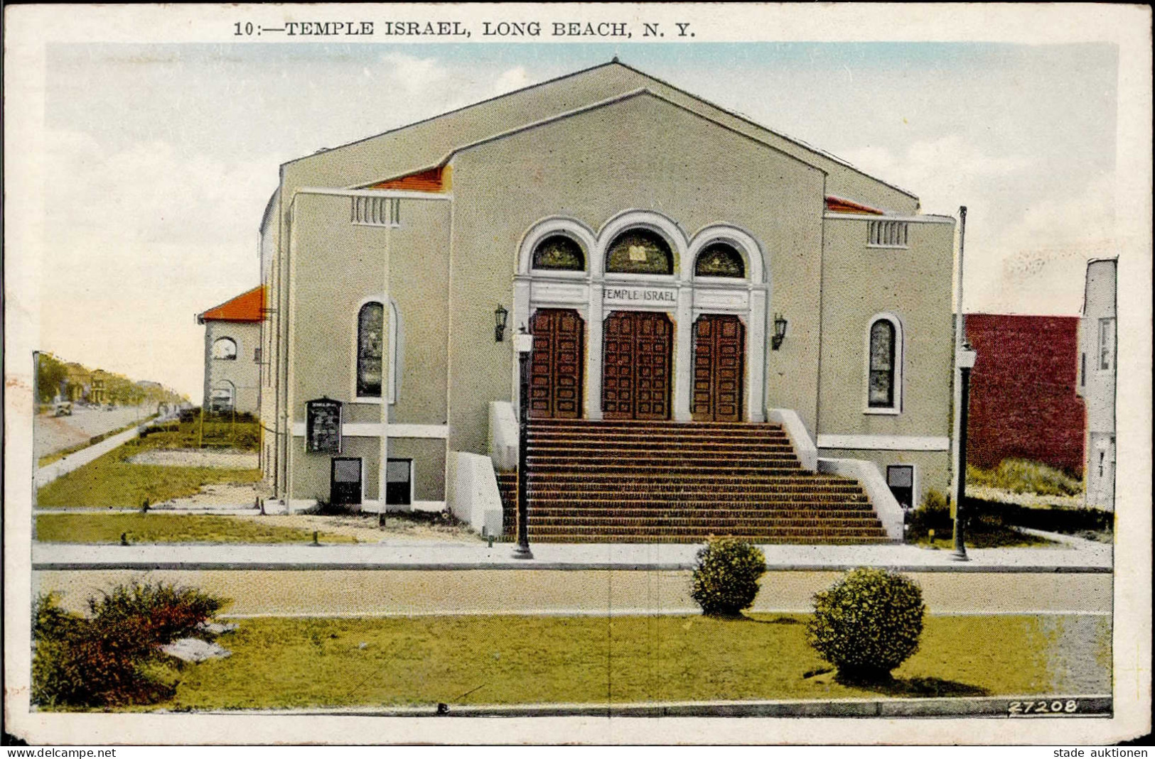 Synagoge Long Beach New York II (Eckfehler) Synagogue - Weltkrieg 1939-45