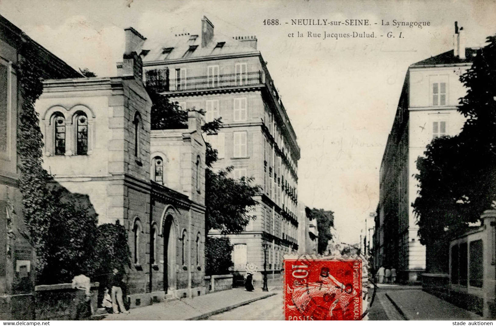 Synagoge Neuilly-sur-Seine I-II Synagogue - Oorlog 1939-45