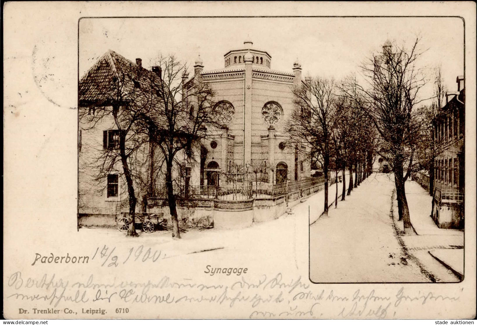 Synagoge Paderborn I-II Synagogue - Guerre 1939-45