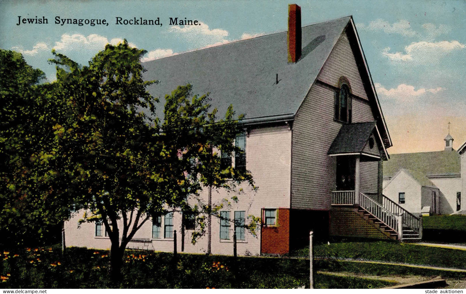 Synagoge Rockland Maine I-II (Ecke Gestoßen) Synagogue - War 1939-45