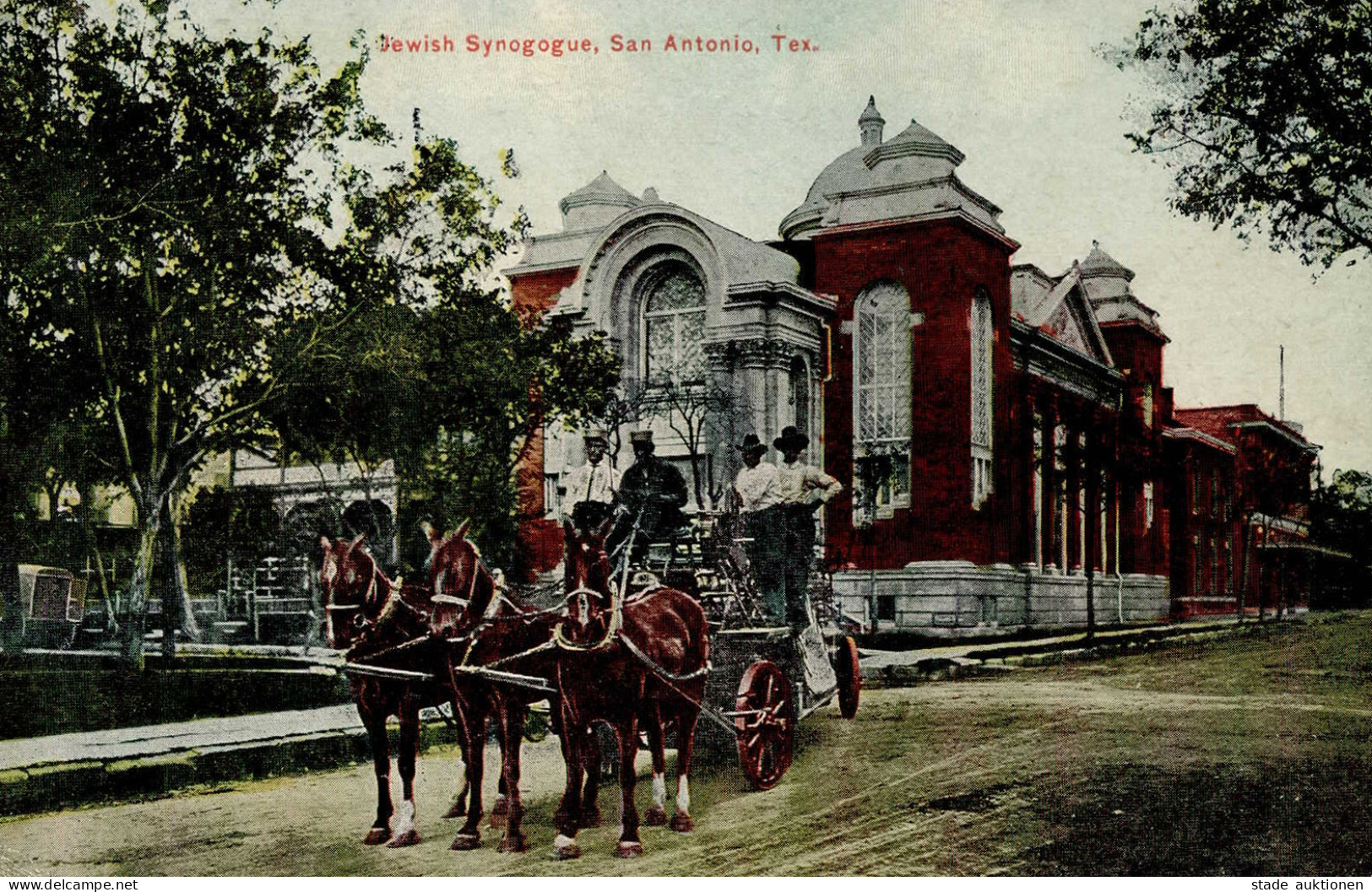 Synagoge San Antonio Texas II (Ecken Abgestoßen) Synagogue - Oorlog 1939-45