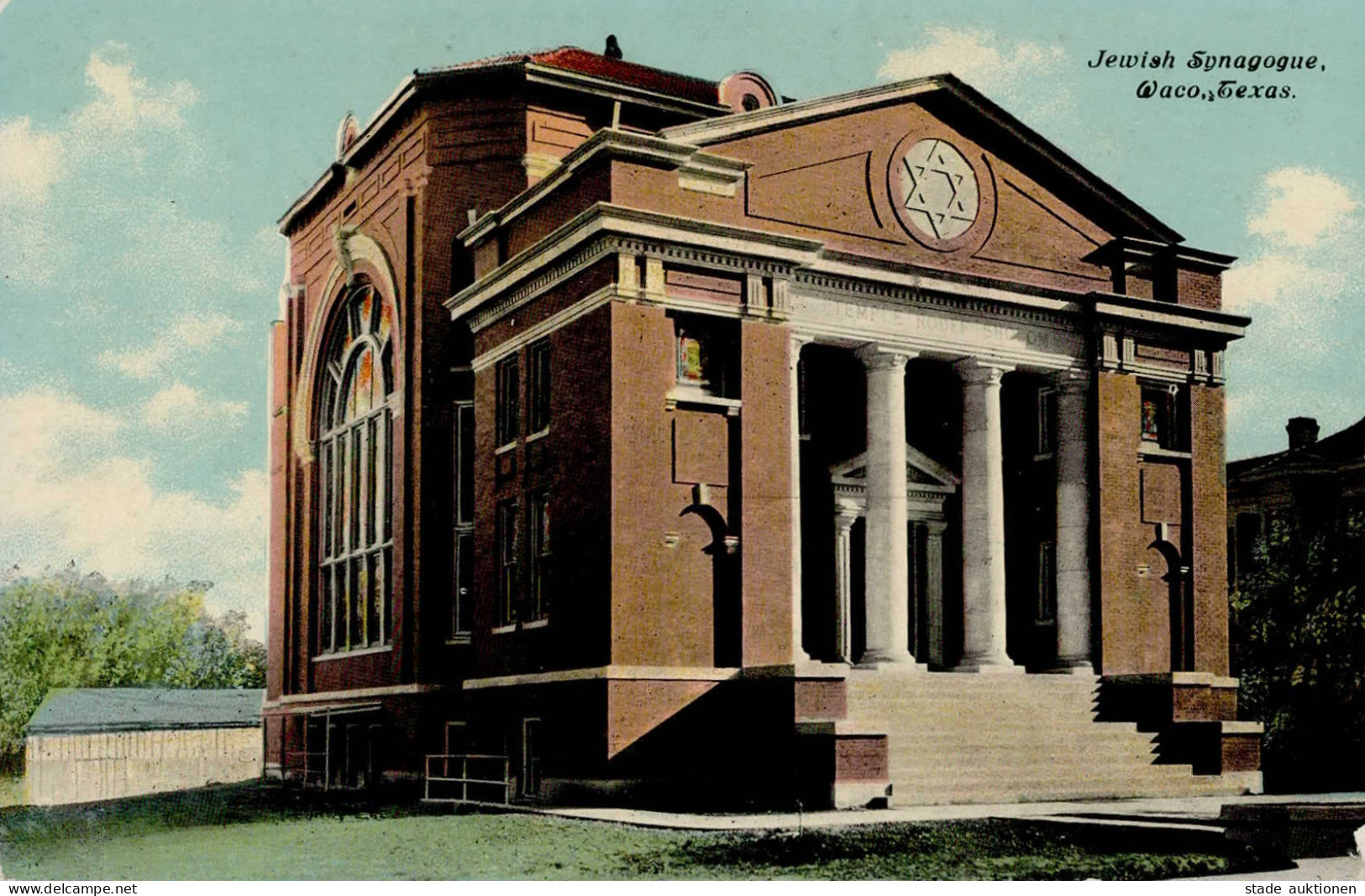 Synagoge Waco Texas II (Ränder Abgestoßen) Synagogue - War 1939-45