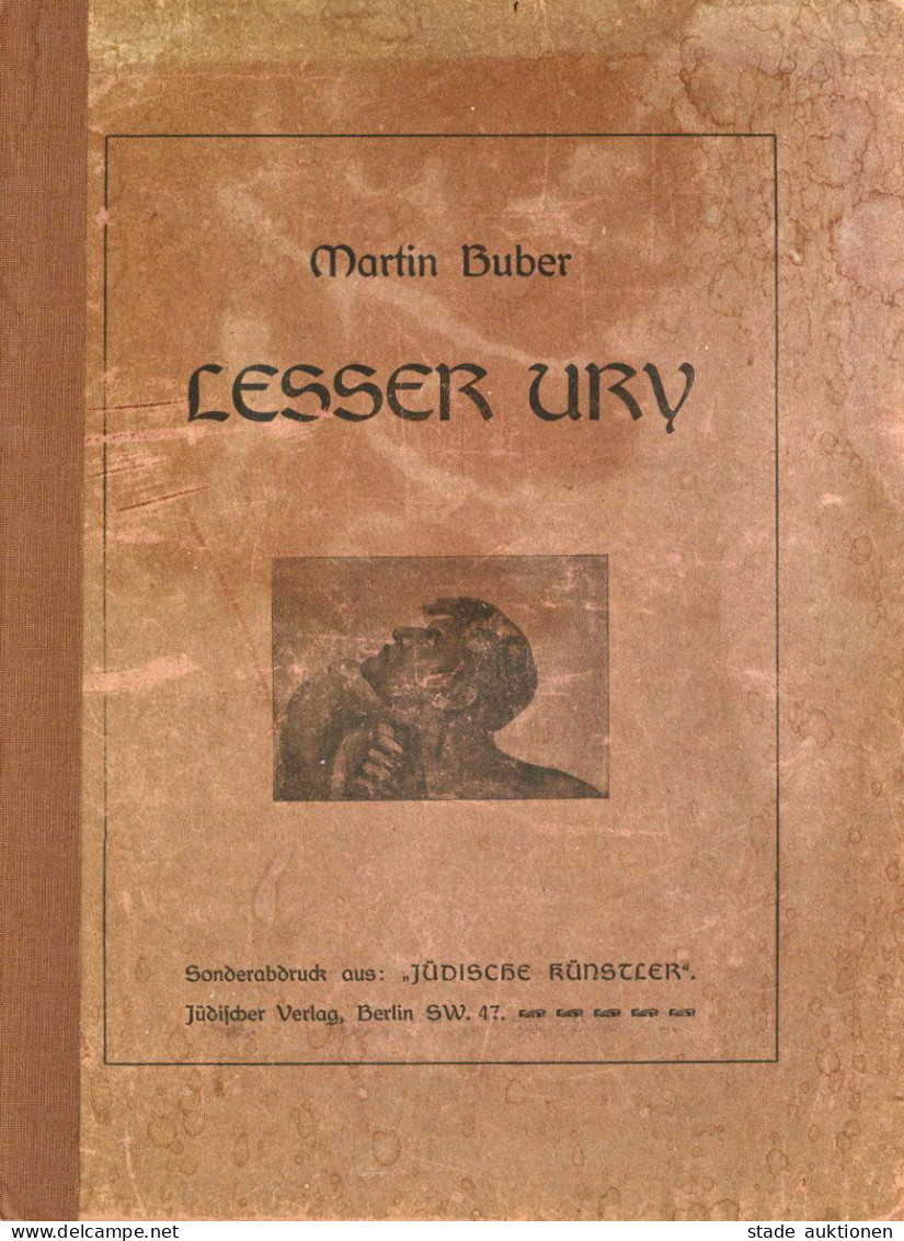 Judaika Buch Lesser Ury Von Buber, Martin Sonderabdruch Aus Jüdische Künstler 1903, Jüdischer Verlag Berlin, 72 S. II Ju - Judaisme