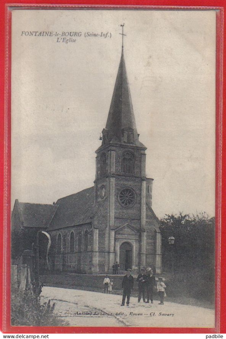 Carte Postale 76. Fontaine-le-Bourg    Très Beau Plan - Other & Unclassified