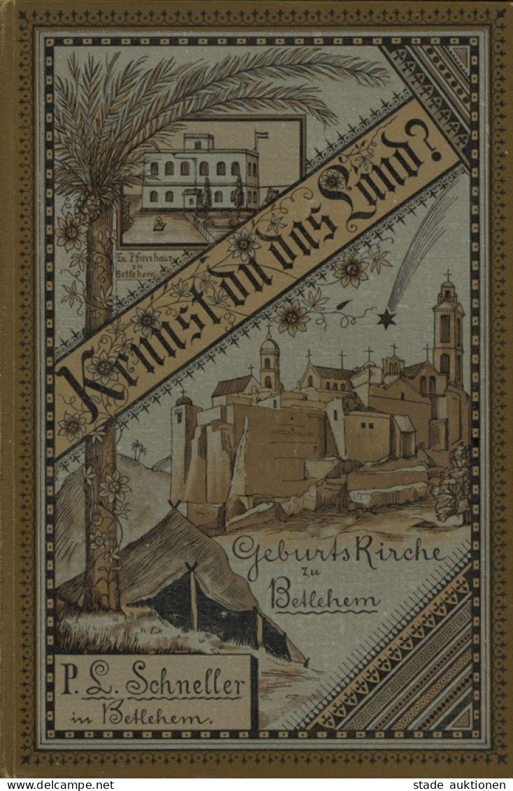 Judaika Buch Kennst Du Das Land? Bilder Aus Dem Gelobten Land Zur Erklärung Der Heiligen Schrift Von Schneller, Ludwig 1 - Jewish