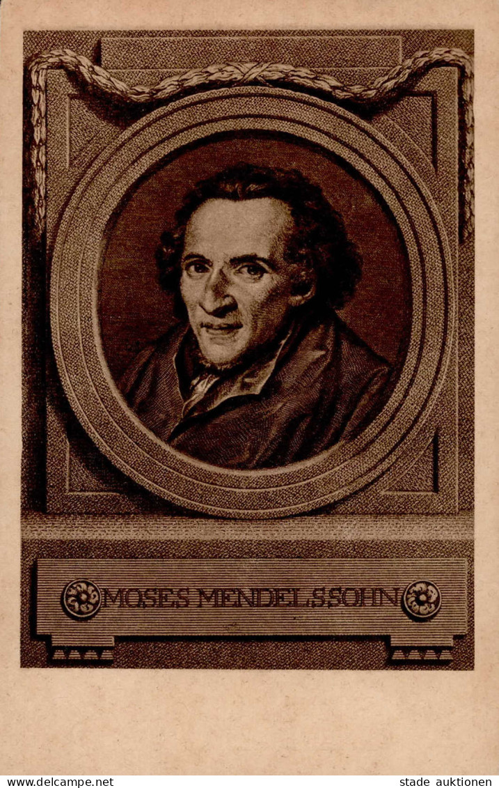 Judaika Moses Mendelssohn AK Des Deutsch-Israelitischen Gemeindebund Berlin I-II Judaisme - Giudaismo