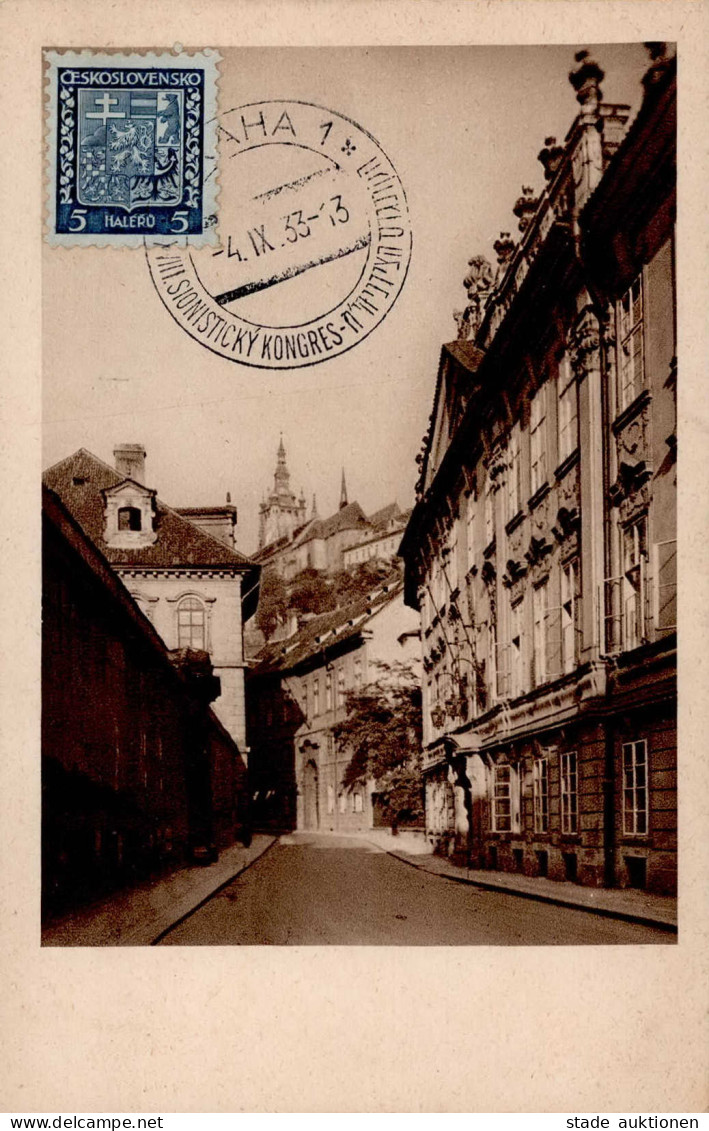 Judaika Seltener Sonderstempel Prag 18. Zionisten-Kongress 1933 I-II Judaisme - Judaisme