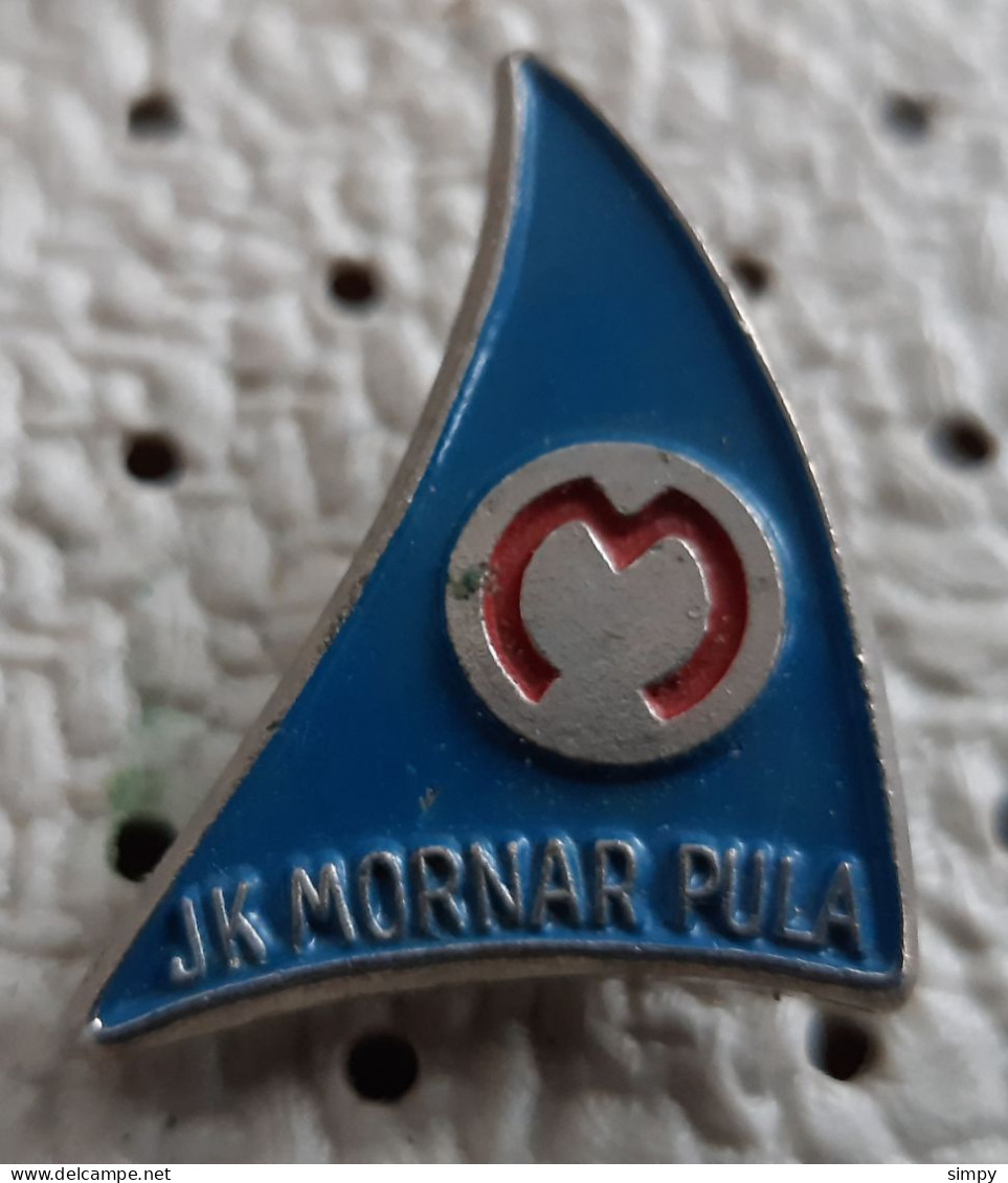 Sailing Club JK Mornar Pula Croatia  Pin Badge - Zeilen