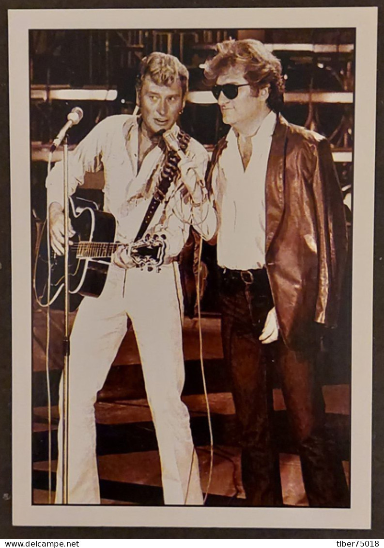 Carte Postale : Johnny Hallyday Et Eddy Mitchell - Artistes