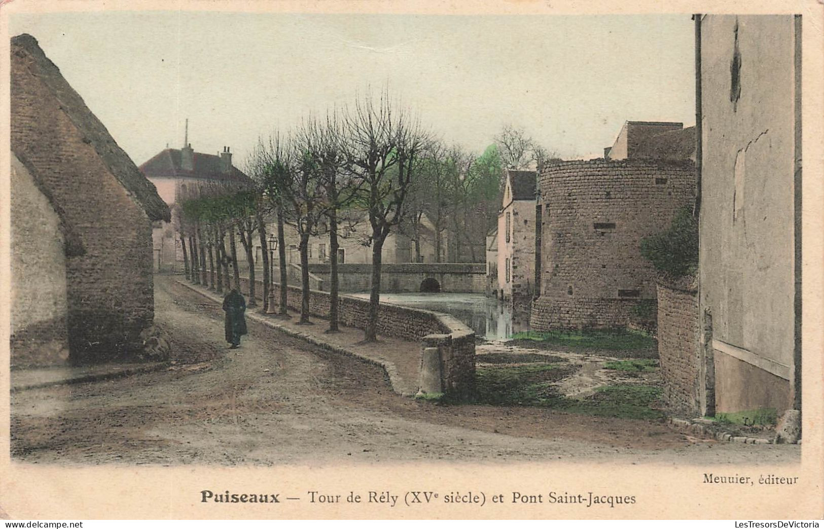 FRANCE - Puiseaux - Tour De Rély (XVe Siècle) Et Pont Saint Jacques - Vue Générale - Animé - Carte Postale Ancienne - Puiseaux