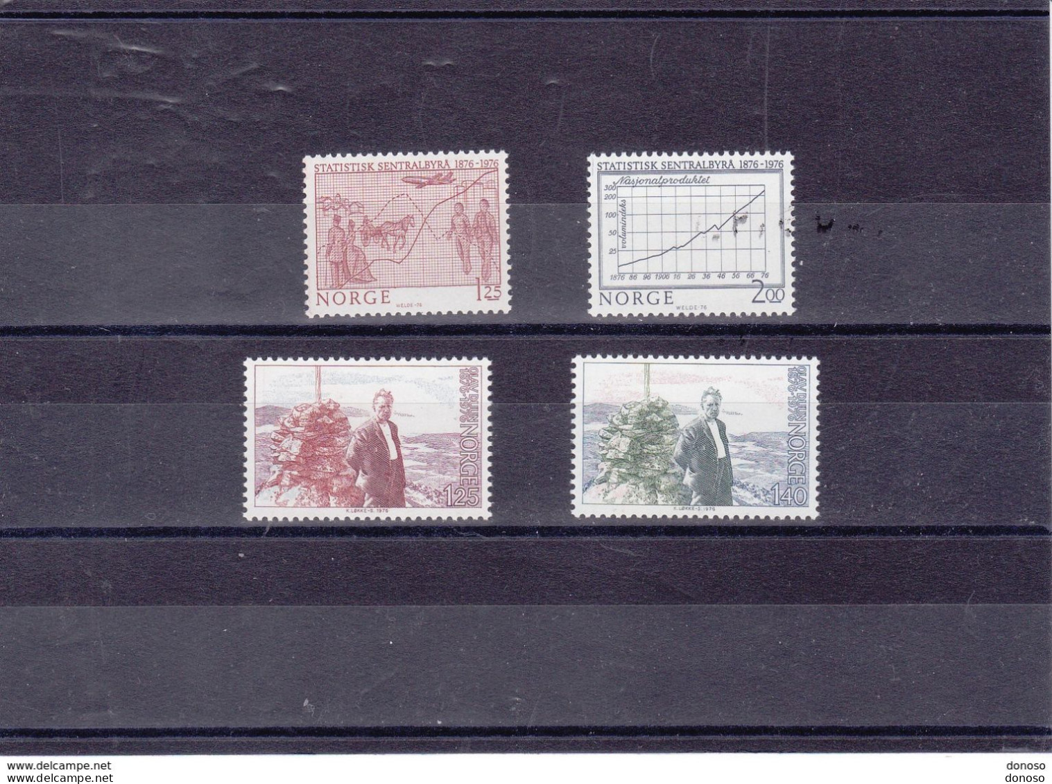 NORVEGE 1976  Yvert  684-685 + 686-687 NEUF** MNH - Nuevos