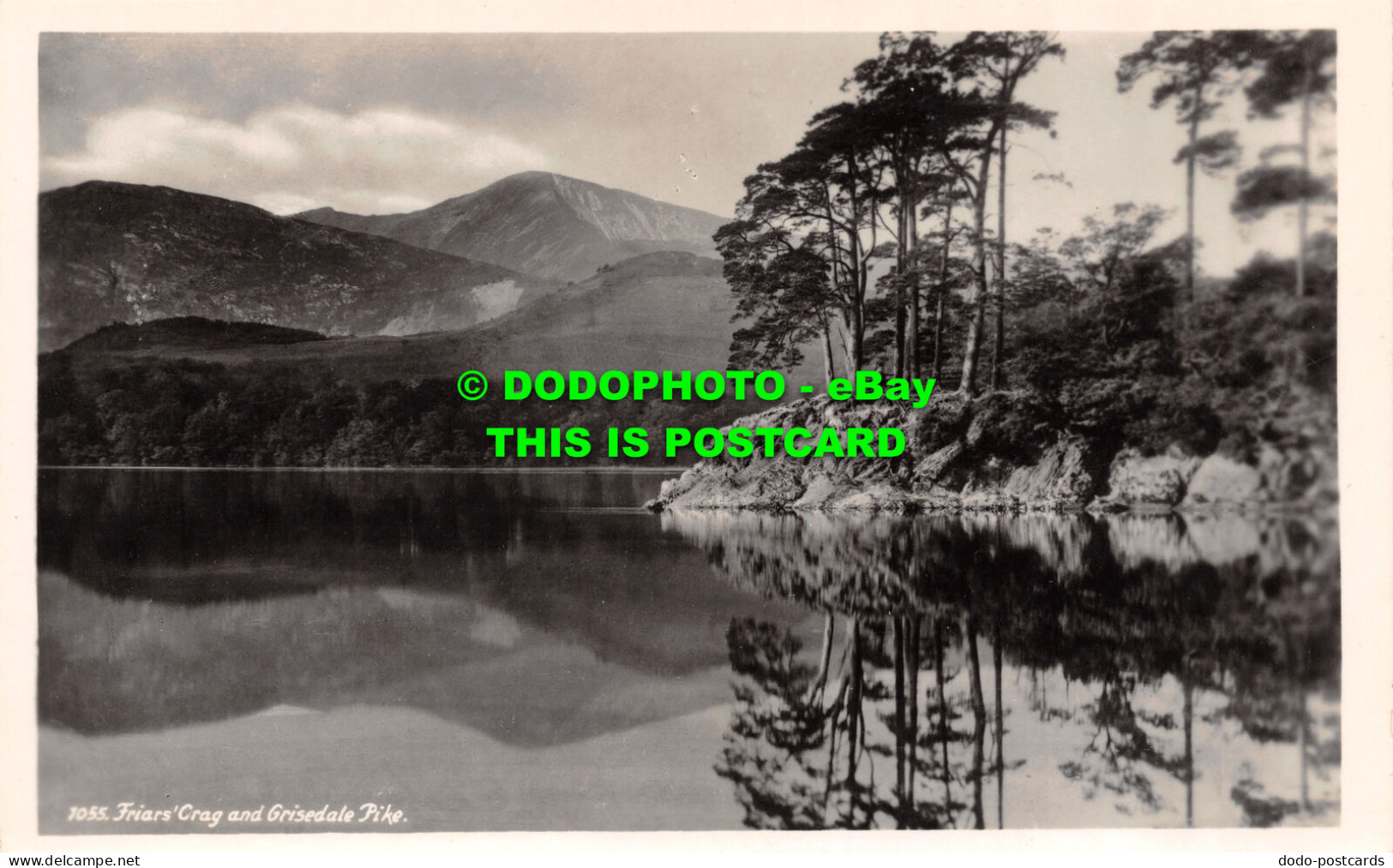 R504753 Friars Crag And Grisedale Pike. Postcard - Mondo