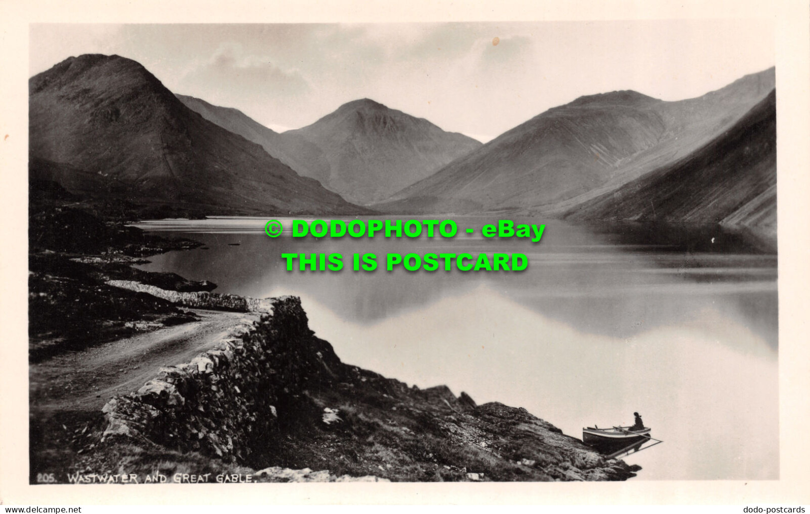 R504754 Wastwater And Great Gable. Postcard - Mondo