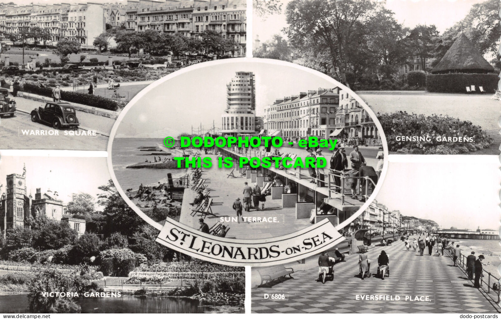 R504756 St. Leonards On Sea. Warrior Square. Victoria Gardens. Shoesmith And Eth - Mondo