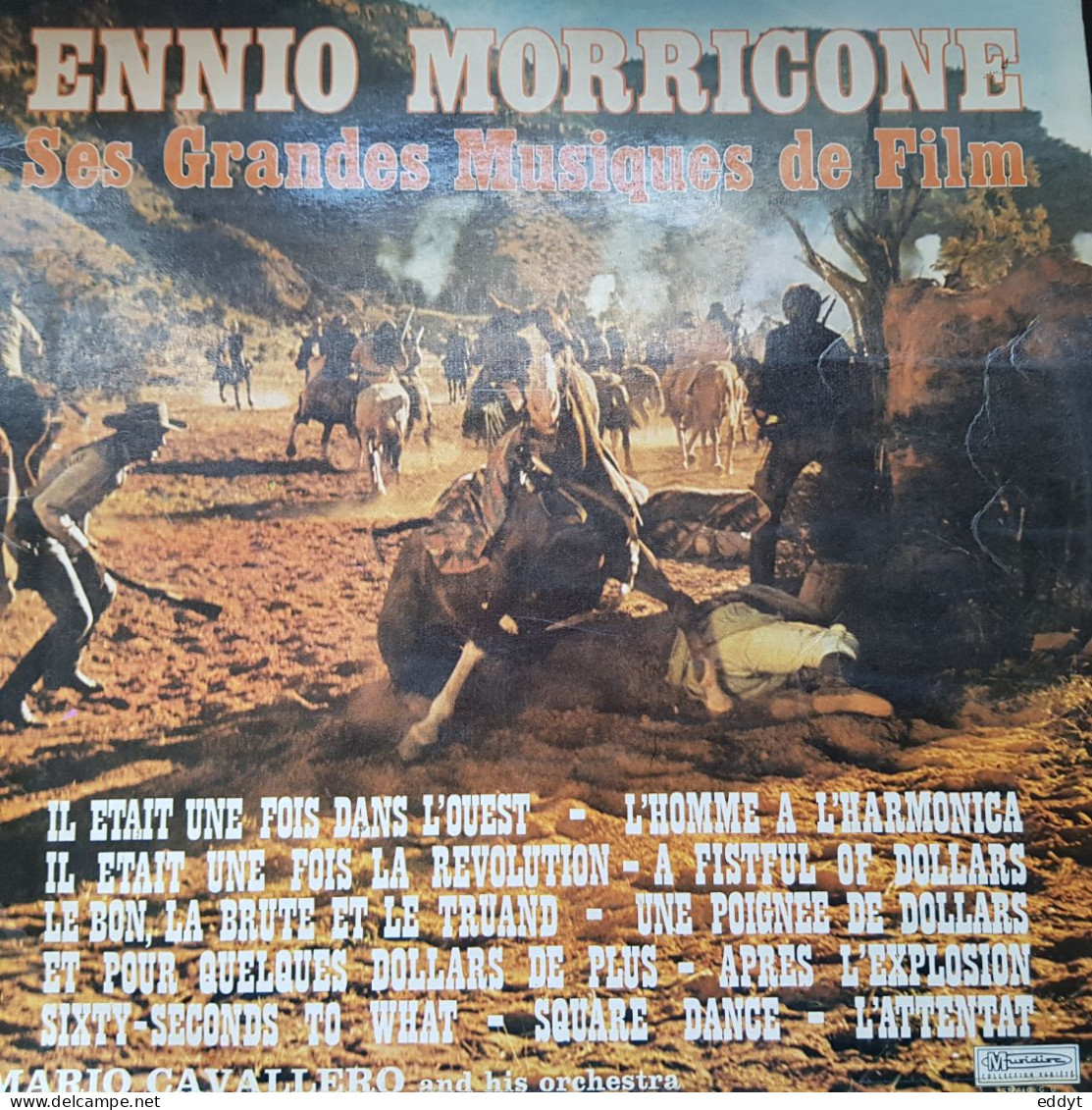 Disque Vinyle 33 T Ennio MORRICONE  - Ses Grandes Musiques De FILMS -  TBE - Música De Peliculas
