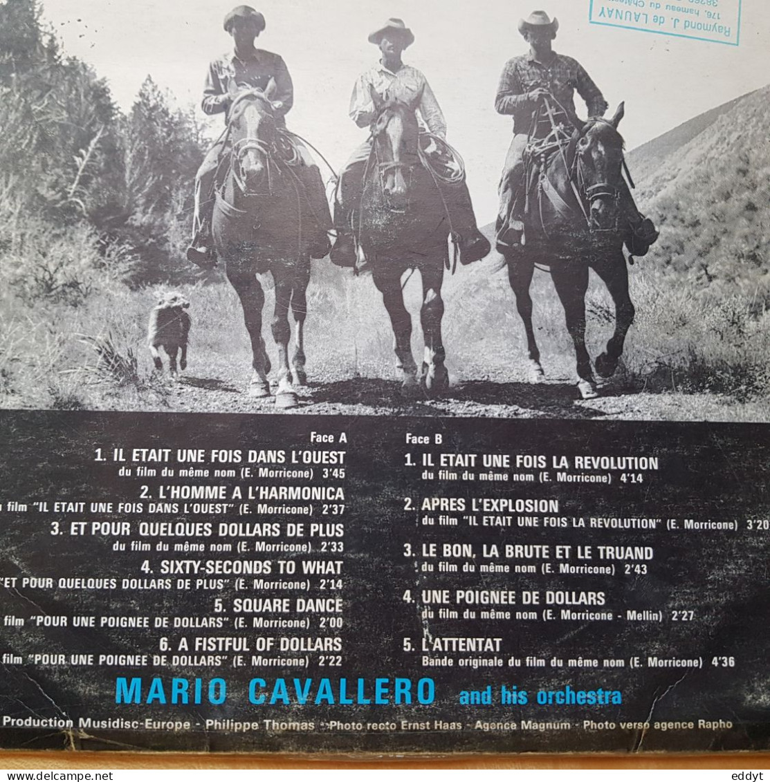 Disque Vinyle 33 T Ennio MORRICONE  - Ses Grandes Musiques De FILMS -  TBE - Soundtracks, Film Music