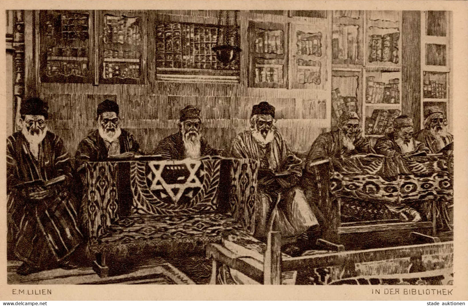 Judaika In Der Bibliotek Sign. Lilien, E.M. I-II Judaisme - Jewish