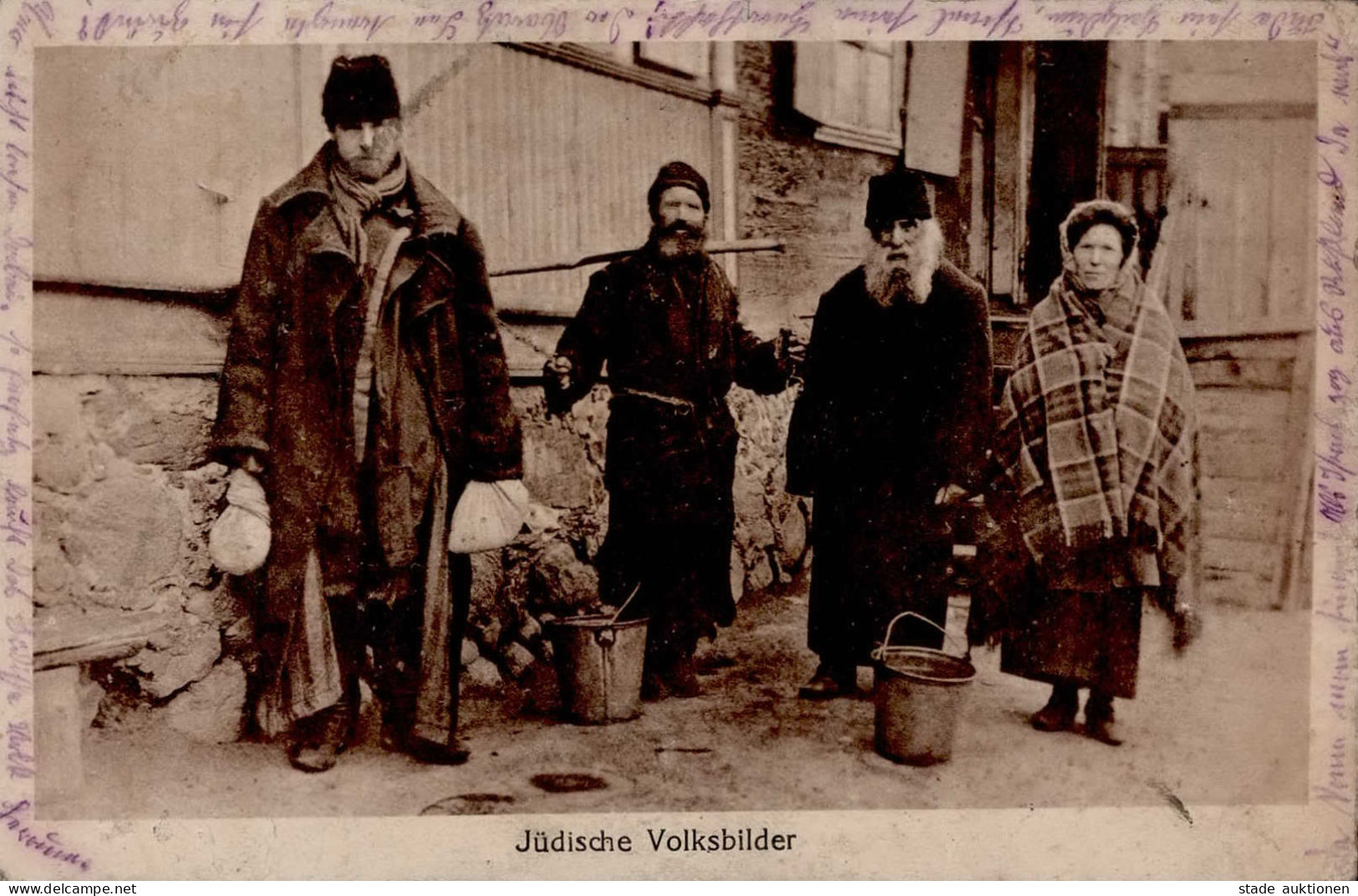 Judaika Jüdische Volksbilder II- (stark Fleckig) Judaisme - Jewish