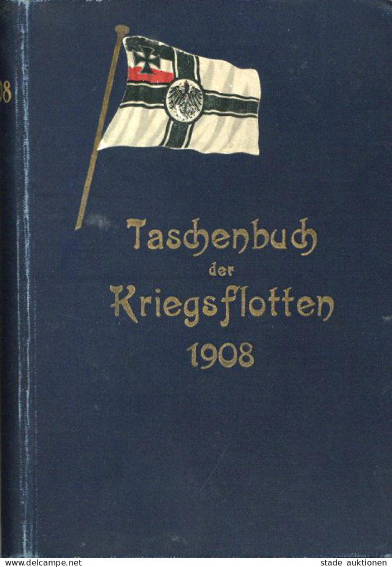 Schiff Kreuzer WK I Taschenbuch Der Kriegsflotten IX. Jahrgang 1908 Von Kapitänleutnant A.D. Weyer, B., Verlag Lehmann M - War 1914-18