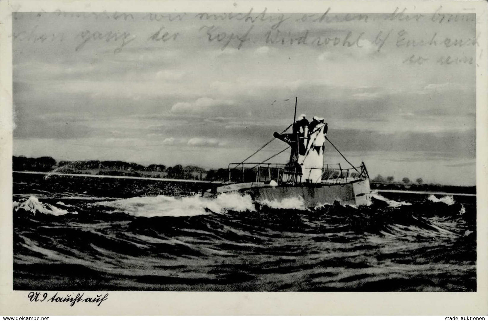 U-Boot U9 Läucht Auf I-II - War 1914-18