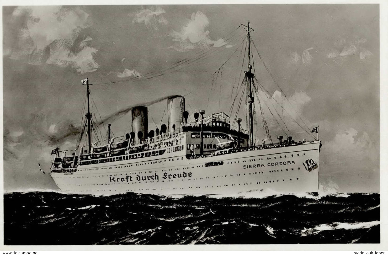 Dampfer / Ozeanliner Sierra Corddoba I-II Bateaux - Oorlog 1914-18