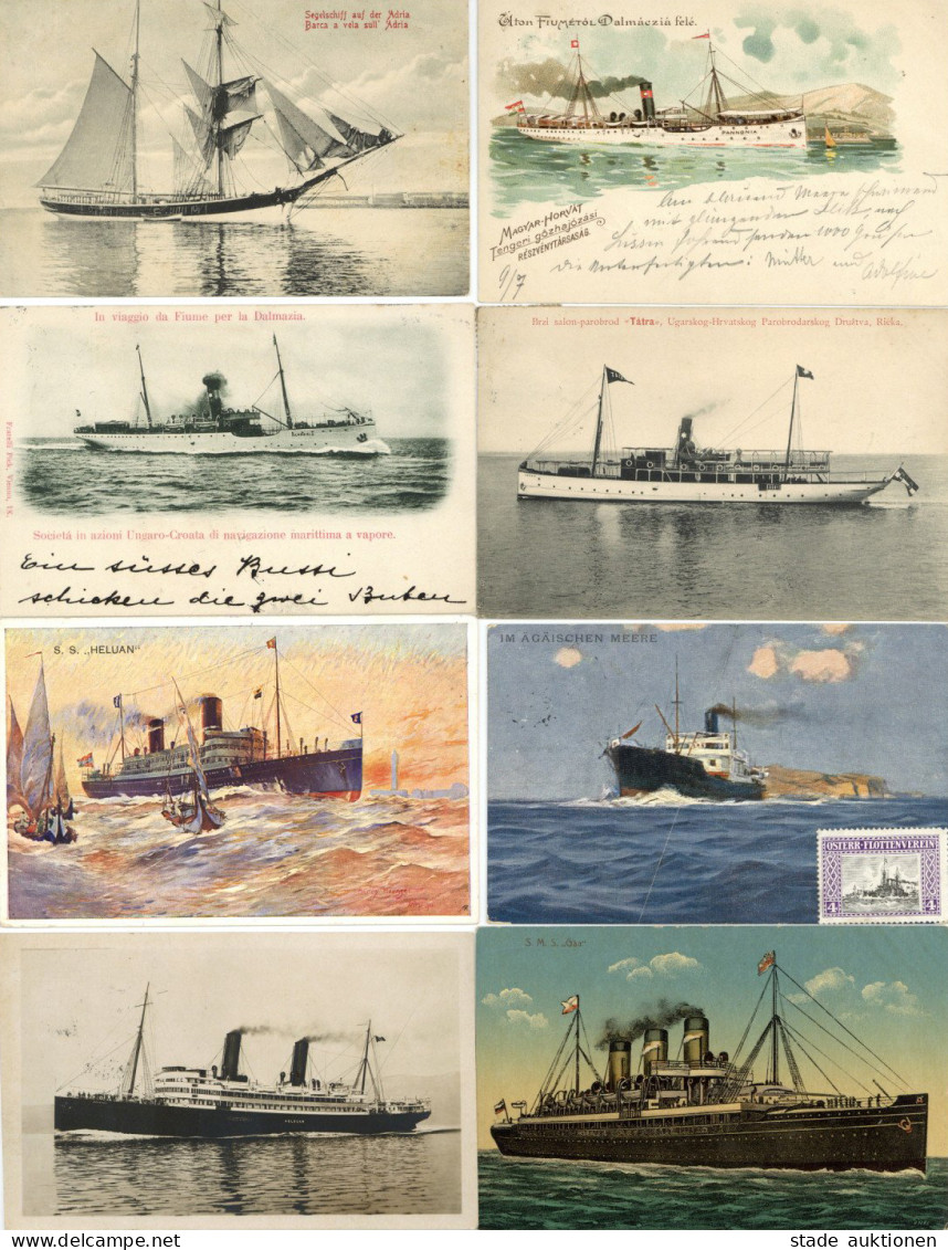 Österreichischer Lloyd Lot Mit 15 Ansichtskarten I-II - War 1914-18
