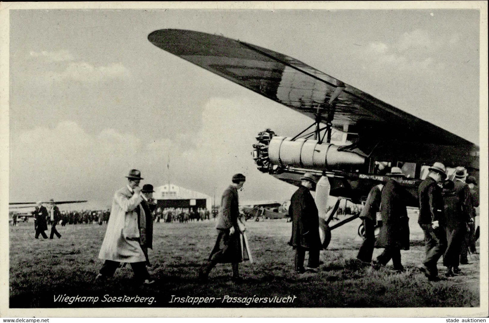 Flugzeug Soesterberg Instappen-Passagiersvlucht I-II (Marke Entfernt) Aviation - Oorlog 1914-18