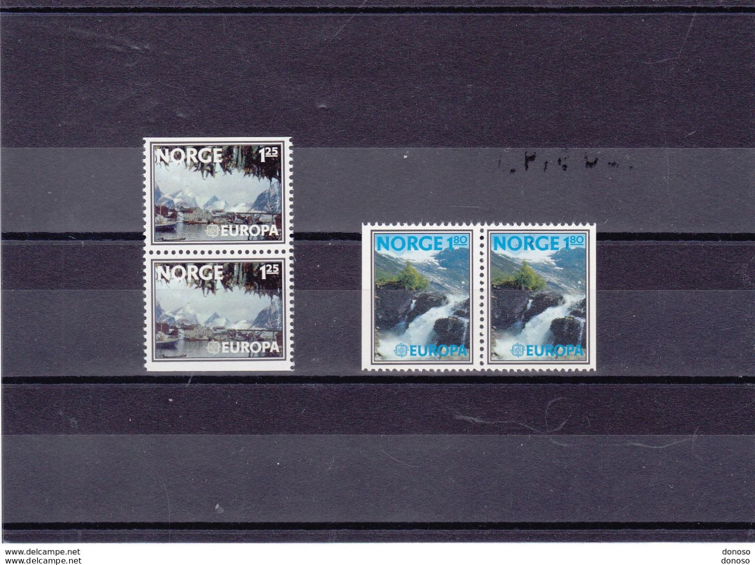 NORVEGE 1977 PAYSAGES Yvert  698a-699a NEUF** MNH Cote 5,50 Euros - Nuevos