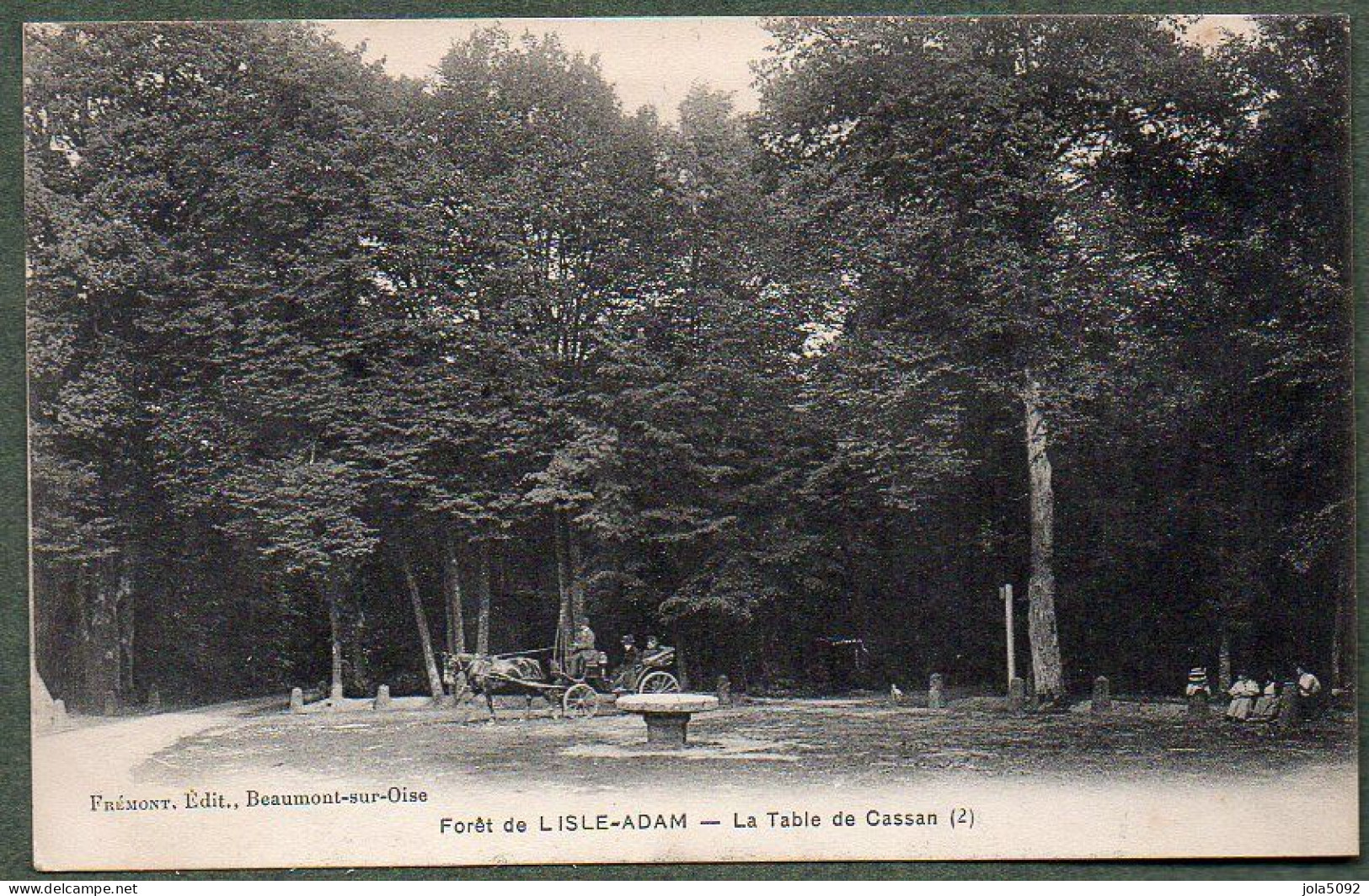 95 - Forêt De L'ISLE-ADAM - La Table De Cassan - L'Isle Adam