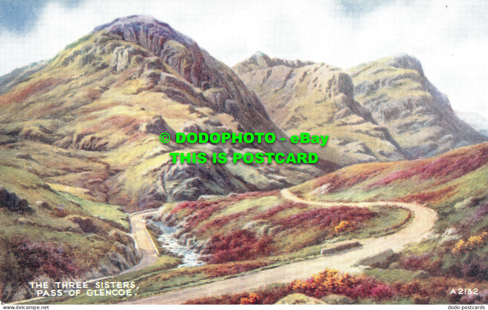 R504474 The Three Sisters. Pass Of Glencoe. A 2132. Art Colour. B. F. C. Parr. V - Mondo