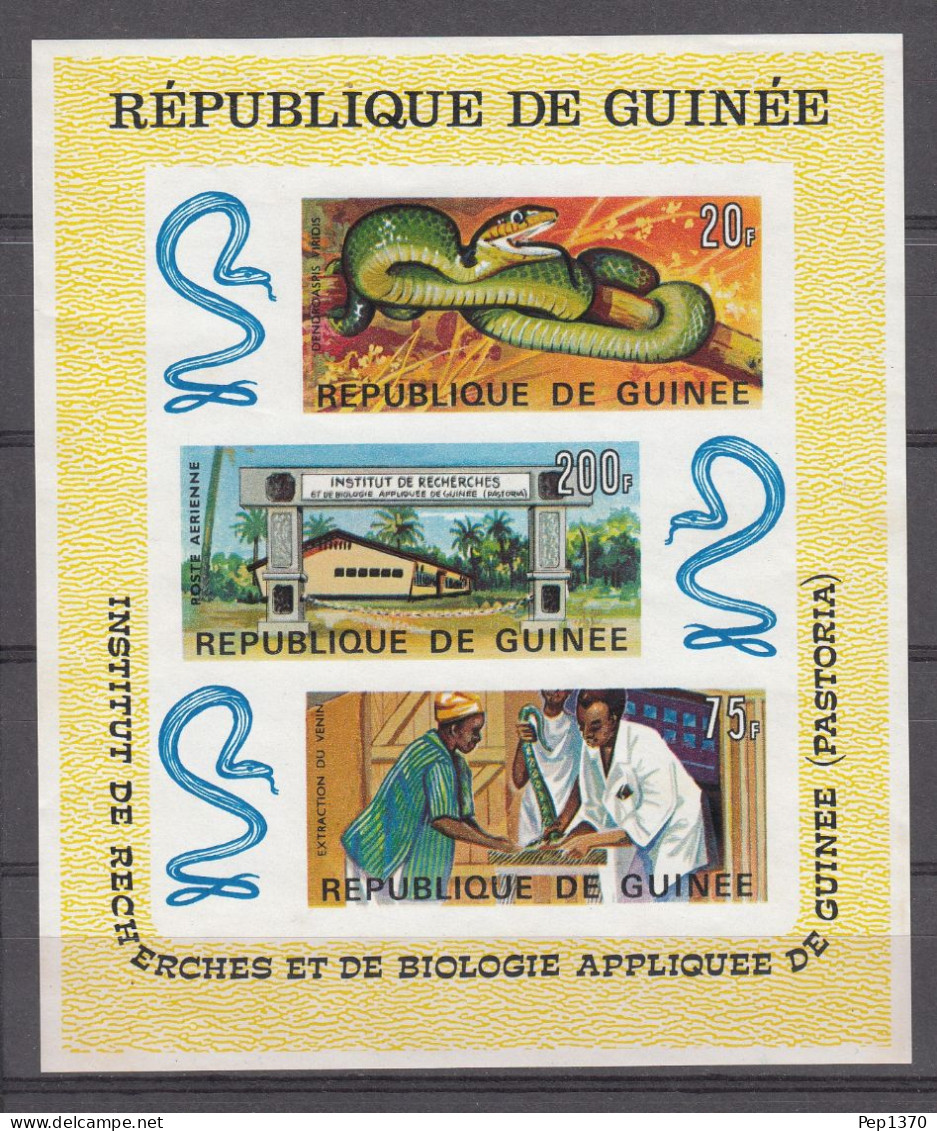 GUINEA 1967 - GUINEE - INSTITUTO DE INVESTIGACIONES Y BIOLOGIA - YVERT HB 16** SIN DENTAR - IMPERFORATE - Guinee (1958-...)