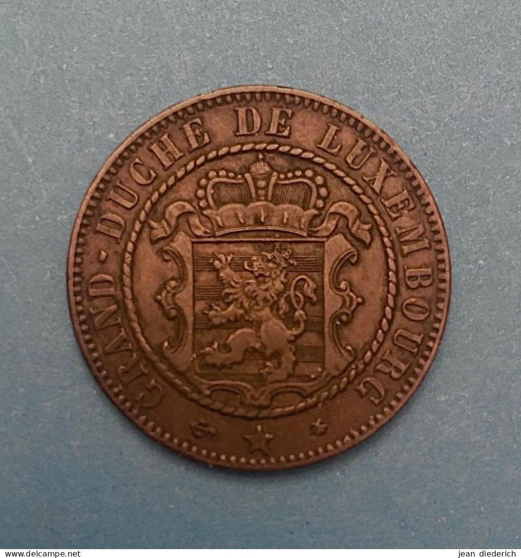 Luxembourg (Luxemburg) - 10 Centimes 1865 A (L264-5 / W.254 / KM.23.2) - Lussemburgo