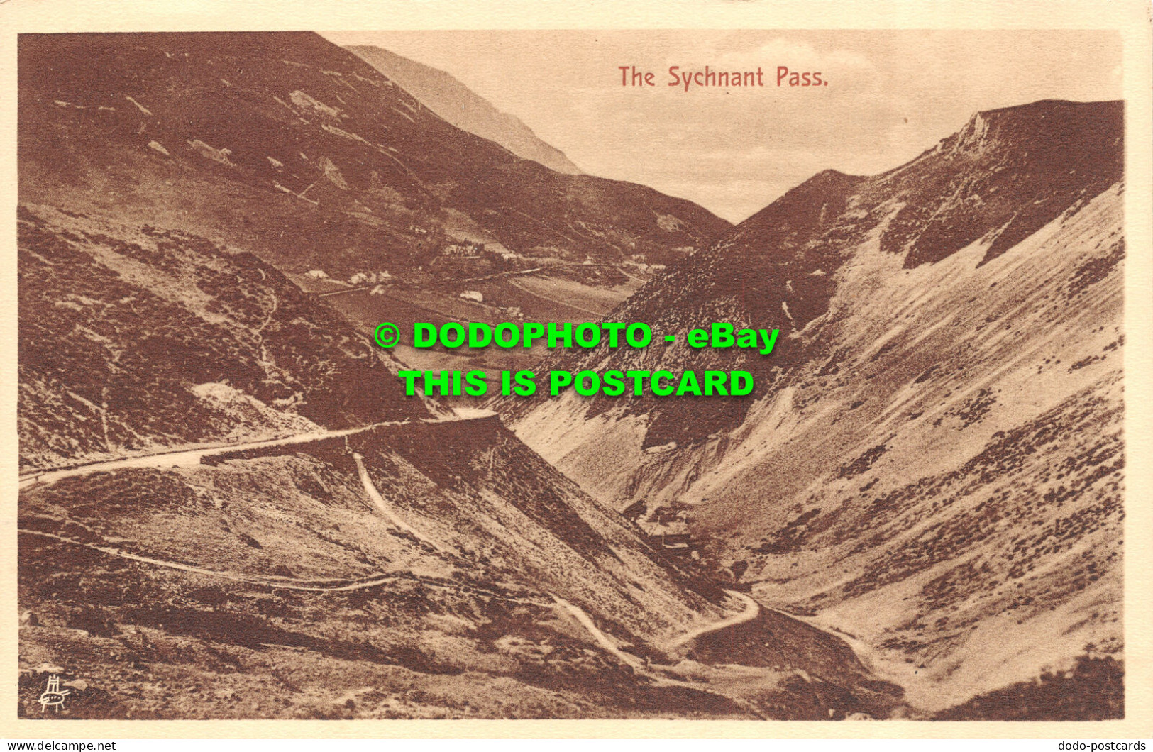 R504240 The Sychnant Pass. Picturesque North Wales. Tuck. Sepia Postcard. No. 20 - World