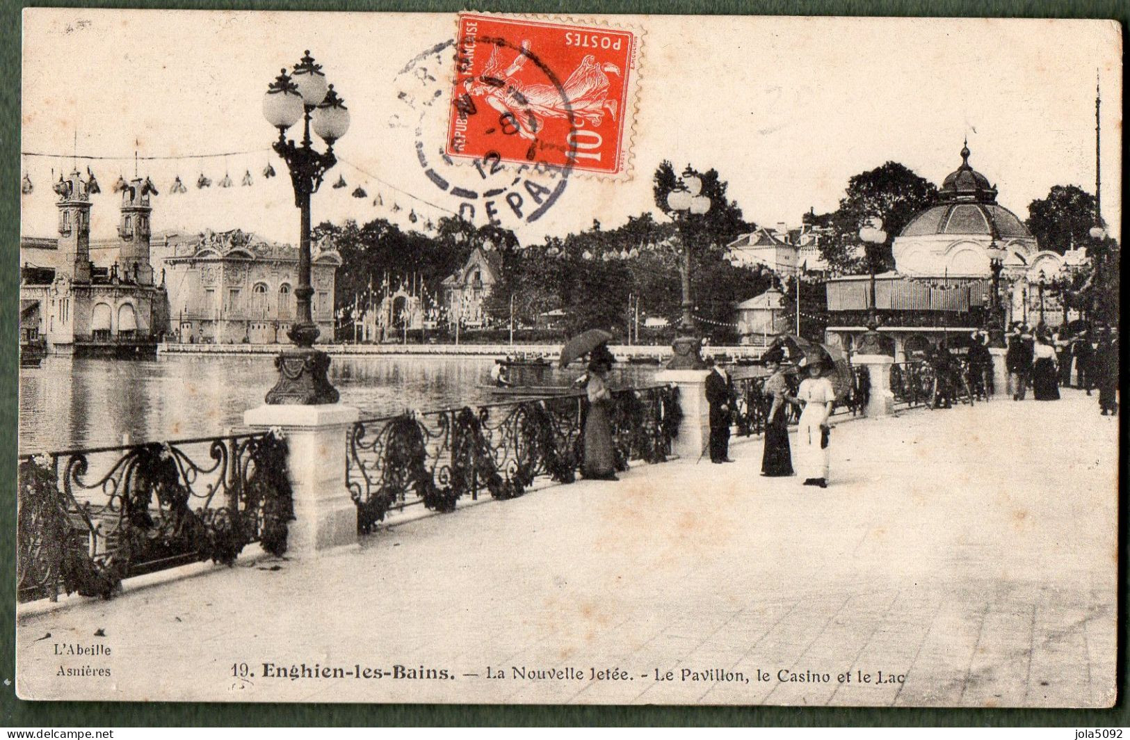 95 - ENGHIEN-les-BAINS - La Nouvelle Jetée - Le Pavillon Le Casino Et Le Lac - Villiers Le Bel